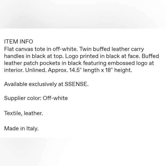 *like new* Jil Sander Canvas Tote - Picture 6 of 6